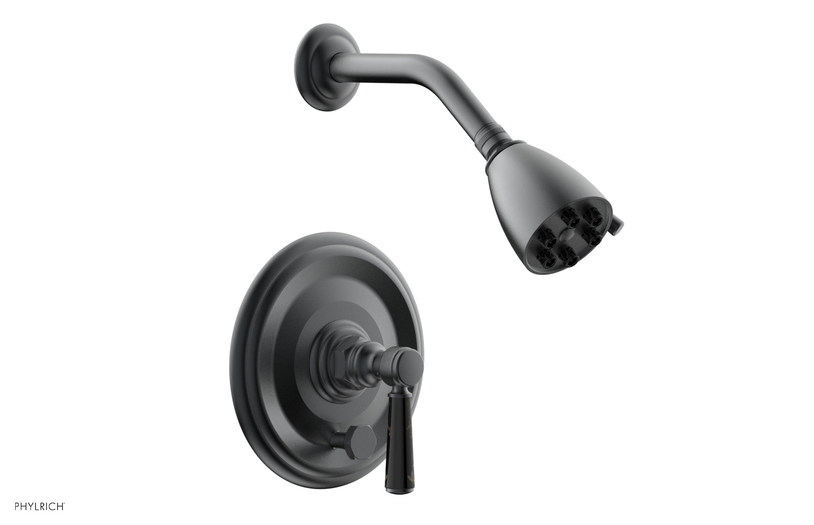 HEX TRADITIONAL Pressure Balance Shower and Diverter Set (Less Spout) 4-160