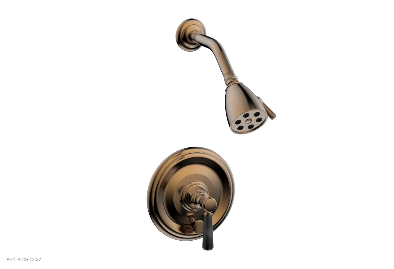 HEX TRADITIONAL Pressure Balance Shower and Diverter Set (Less Spout) 4-160