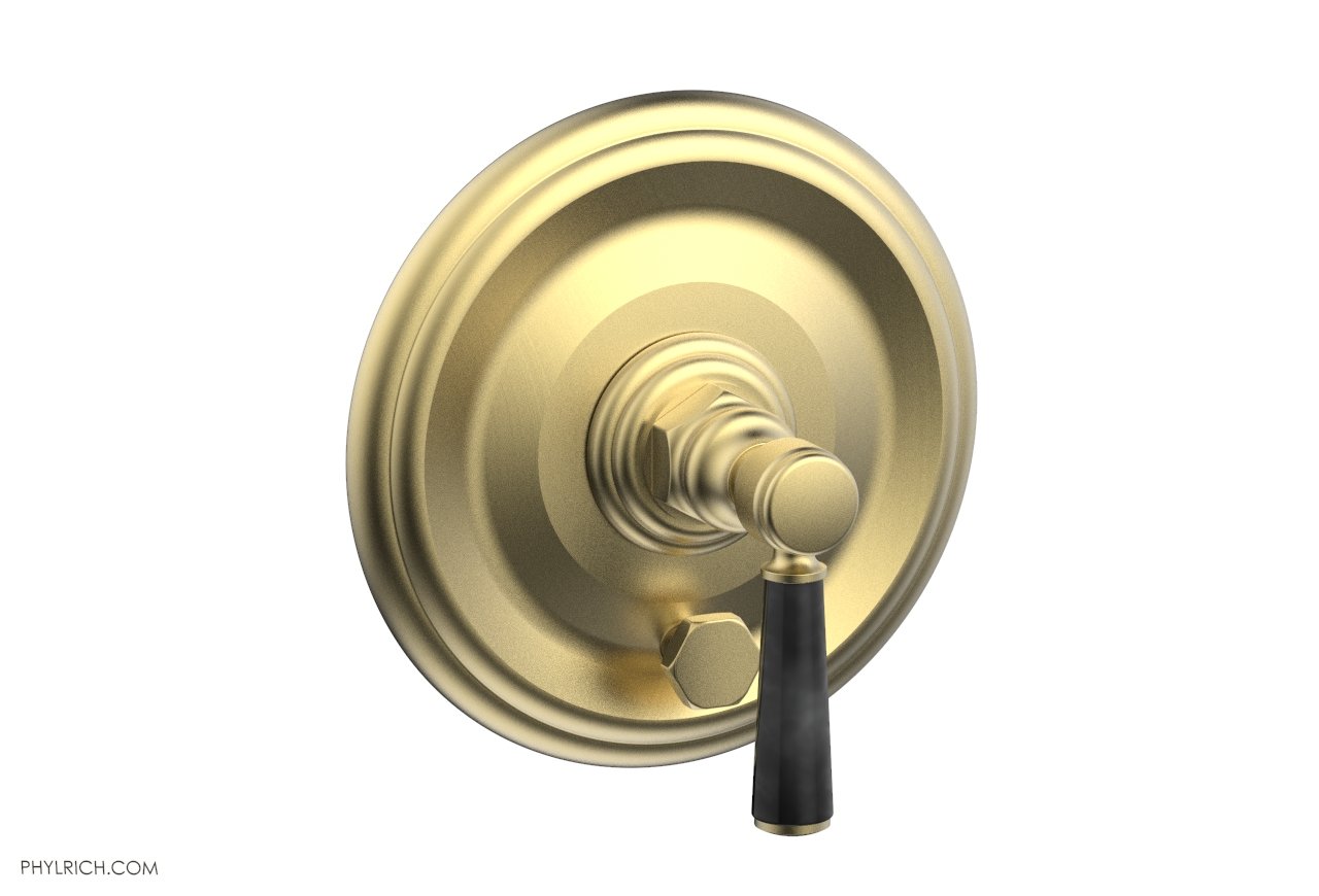 HEX TRADITIONAL Pressure Balance Shower Plate with Diverter and Handle Trim Set 4-164