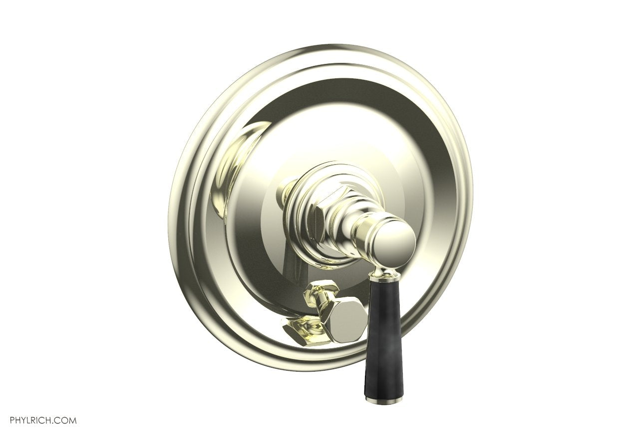 HEX TRADITIONAL Pressure Balance Shower Plate with Diverter and Handle Trim Set 4-164