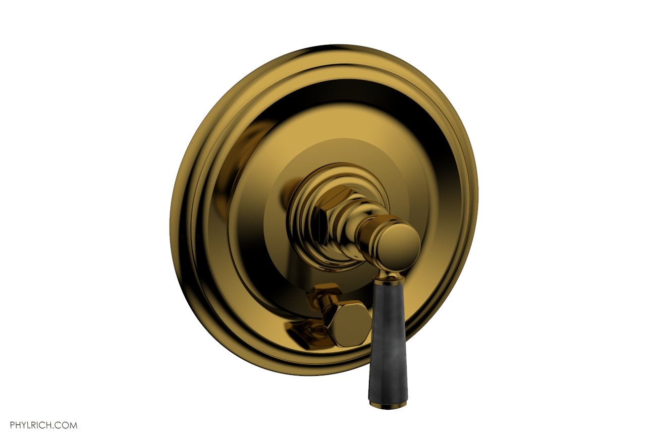 HEX TRADITIONAL Pressure Balance Shower Plate with Diverter and Handle Trim Set 4-164