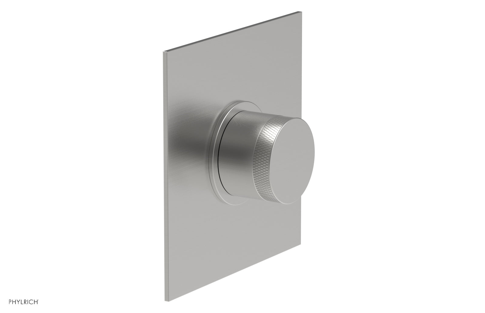 BASIC II 1/2" Mini Thermostatic Square Shower Trim Knurled Handle 4-176