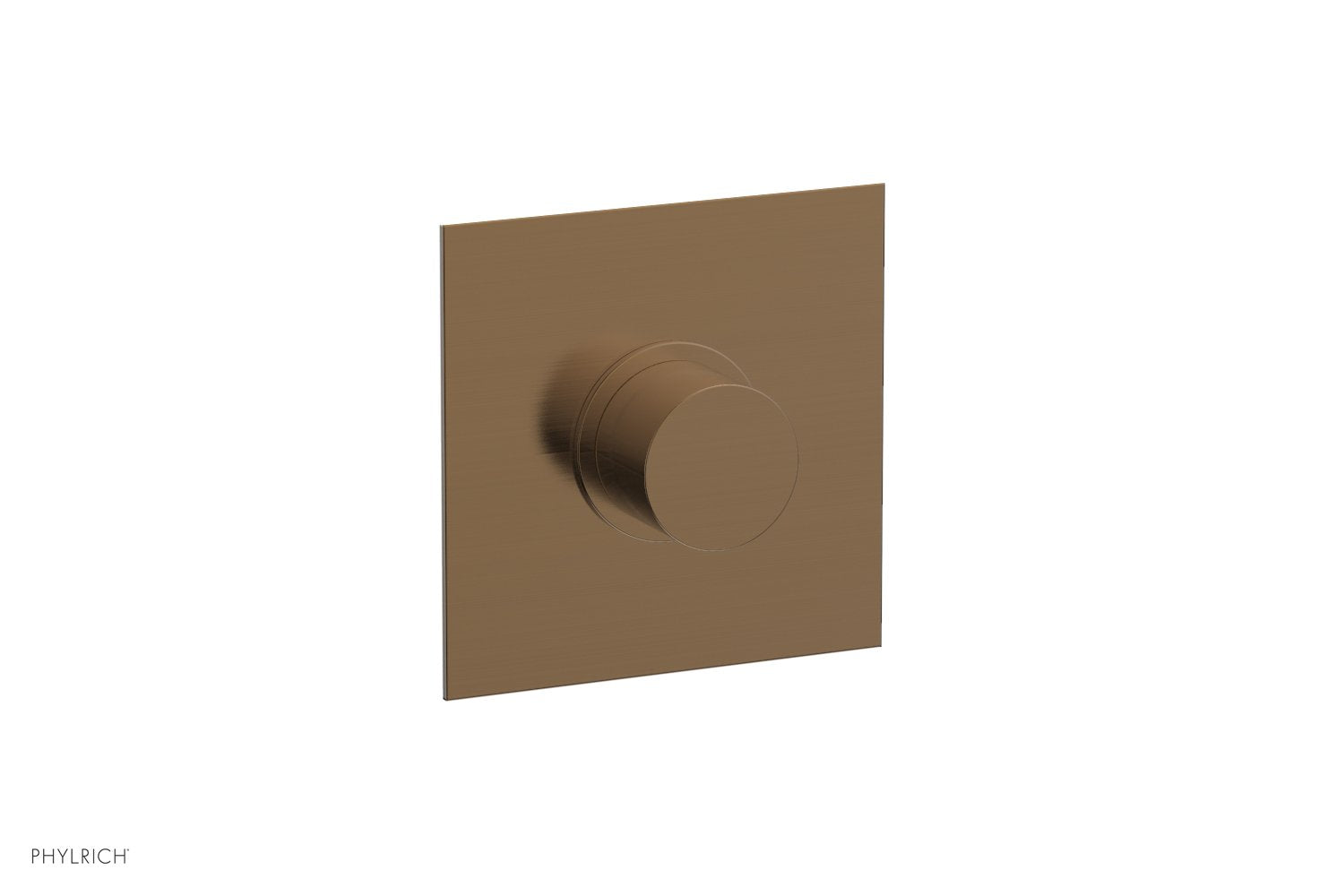 BASIC II 1/2" Mini Thermostatic Square Shower Trim Smooth Handle 4-177