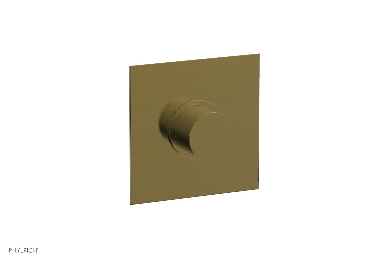 BASIC II 1/2" Mini Thermostatic Square Shower Trim Smooth Handle 4-177