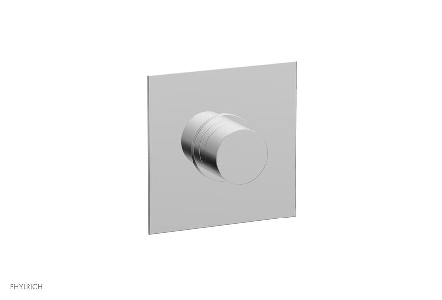 BASIC II 1/2" Mini Thermostatic Square Shower Trim Smooth Handle 4-177