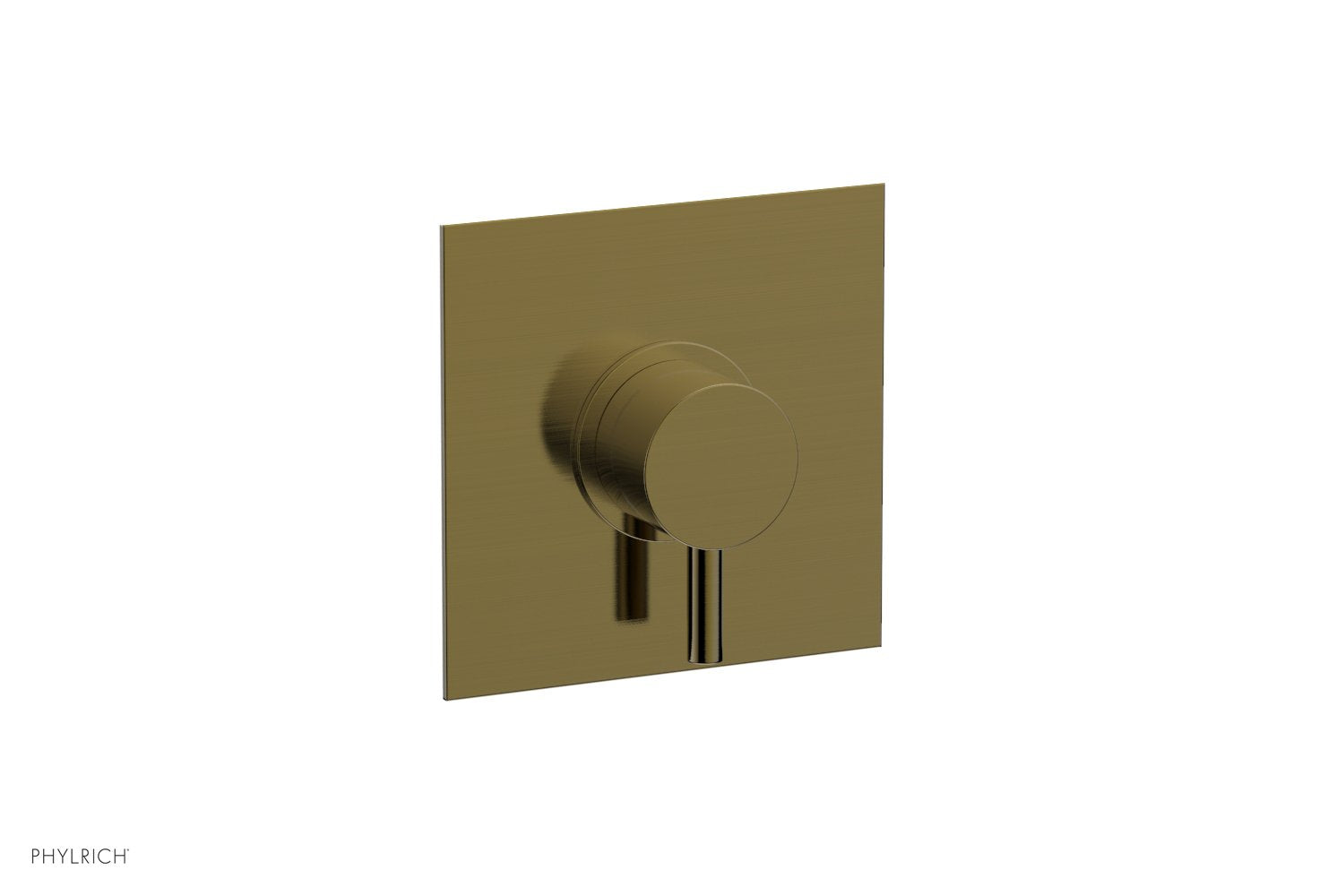 BASIC II 1/2" Mini Thermostatic Square Shower Trim Lever Handle  4-179