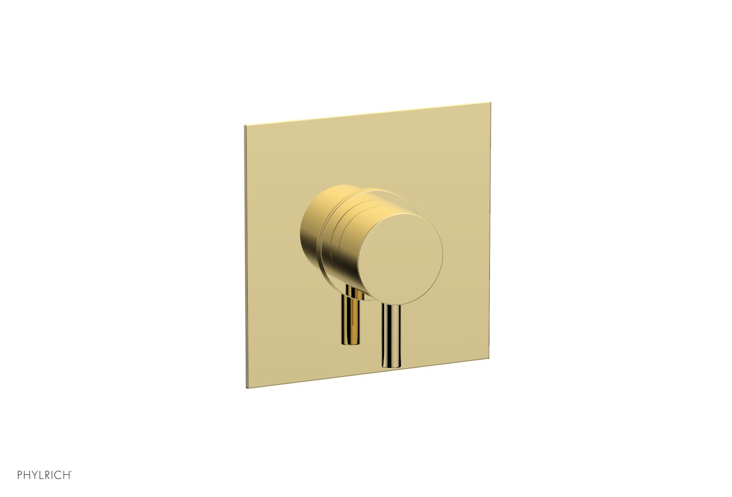 BASIC II 1/2" Mini Thermostatic Square Shower Trim Lever Handle  4-179