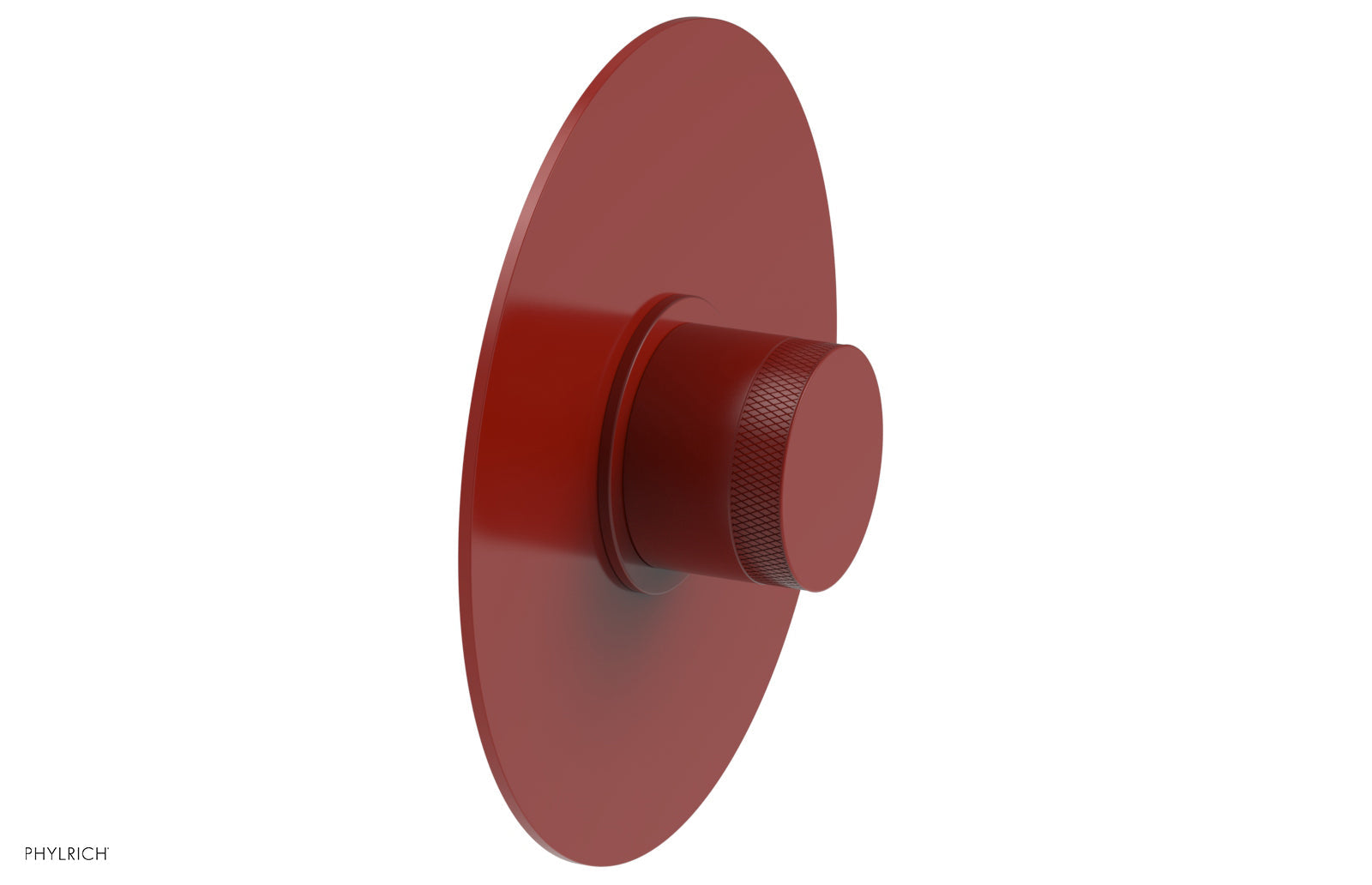 BASIC II 1/2" Mini Thermostatic Round Shower Trim - Knurled Handle 4-172