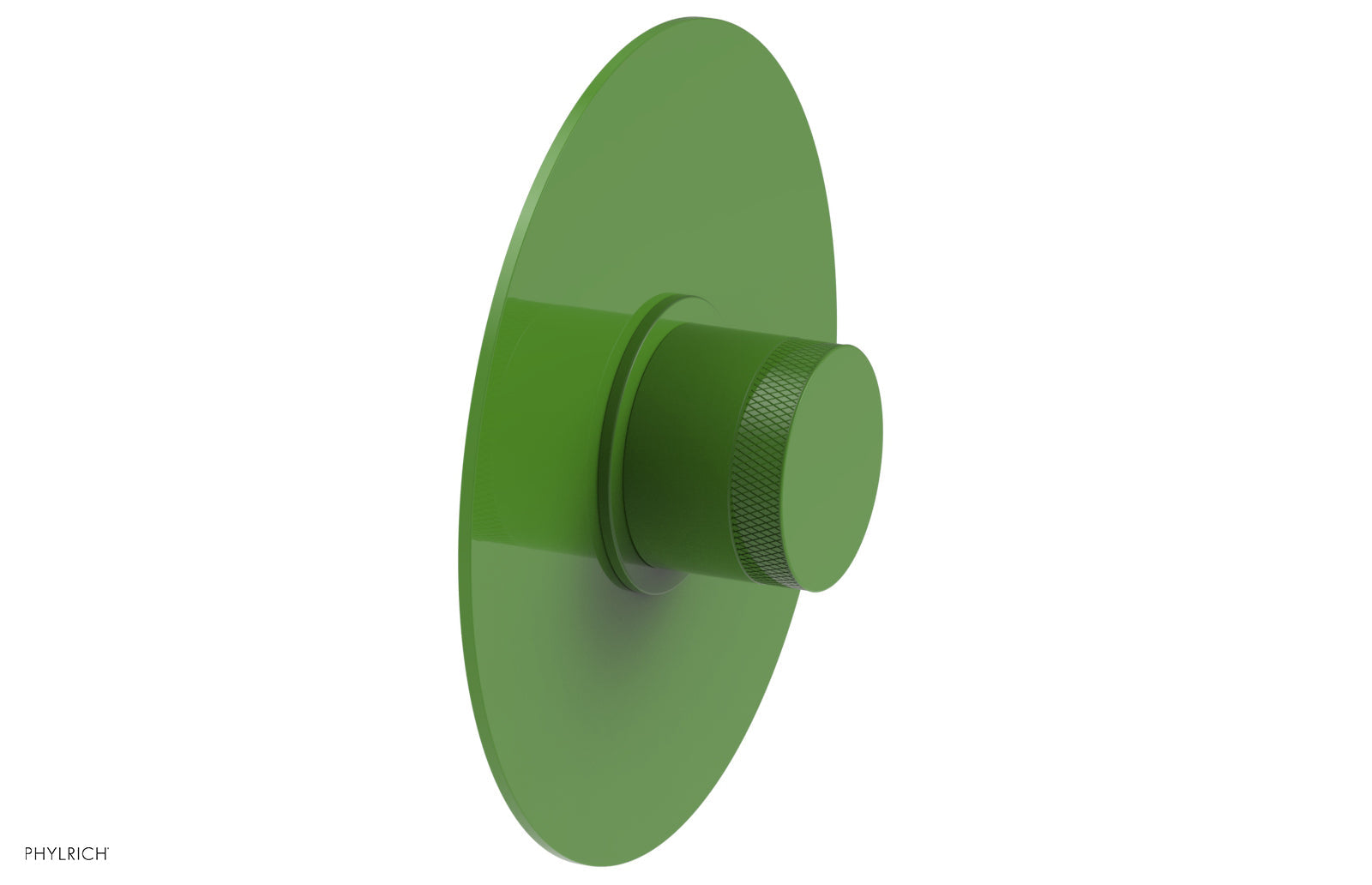 BASIC II Pressure Balance Round Shower Plate & Handle Trim, Knurled Handle 4-180