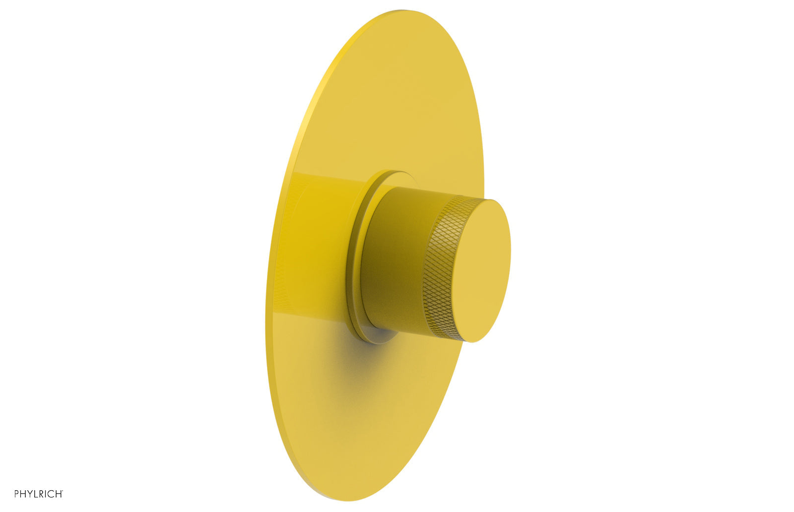 BASIC II 1/2" Mini Thermostatic Round Shower Trim - Knurled Handle 4-172