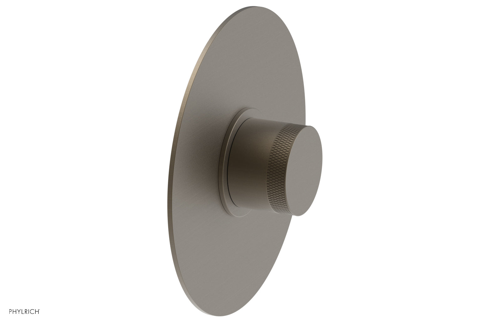 BASIC II 3/4" Thermostatic Round Shower Trim Knurled Handle 4-180