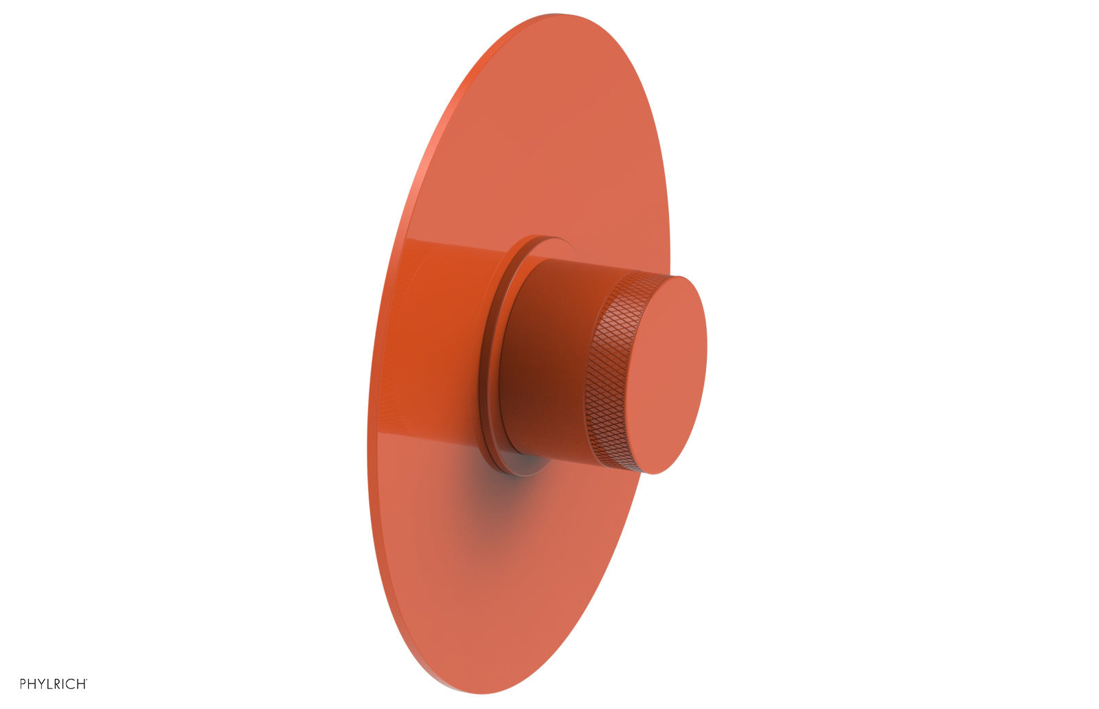 BASIC II Pressure Balance Round Shower Plate & Handle Trim, Knurled Handle 4-180