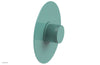 BASIC II Pressure Balance Round Shower Plate & Handle Trim, Knurled Handle 4-180