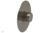 BASIC II Pressure Balance Round Shower Plate & Handle Trim, Knurled Handle 4-180
