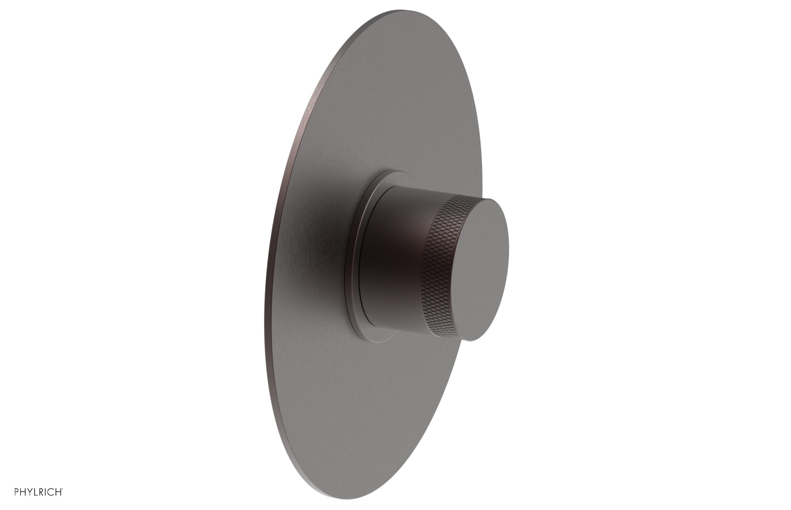 BASIC II 3/4" Thermostatic Round Shower Trim Knurled Handle 4-180