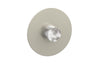 BASIC II 3/4" Shower Trim Plate, White Marble Handle 4-182