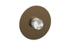 BASIC II Pressure Balance Round Shower Plate & Handle Trim, White Marble Handle 4-182