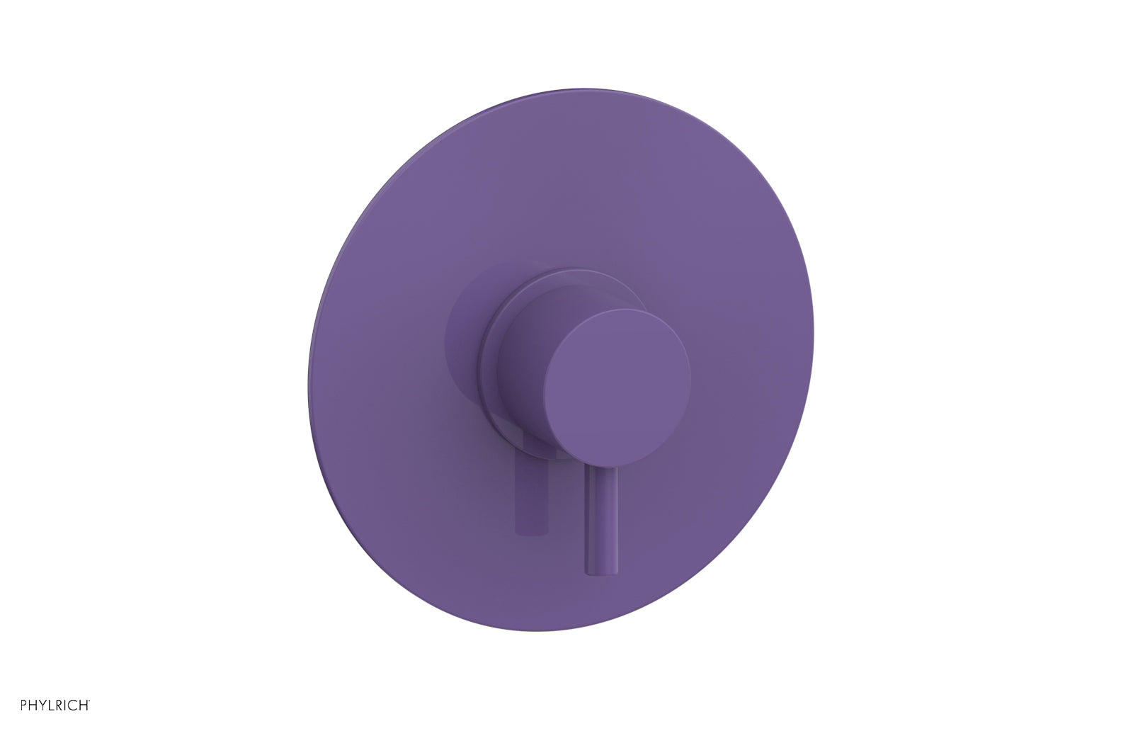 BASIC II Pressure Balance Round Shower Plate & Handle Trim, Lever Handle 4-183