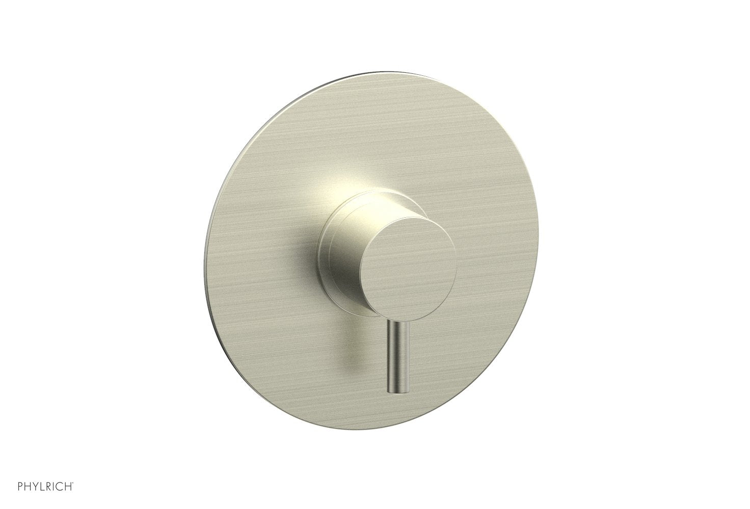 BASIC II Pressure Balance Round Shower Plate & Handle Trim, Lever Handle 4-183