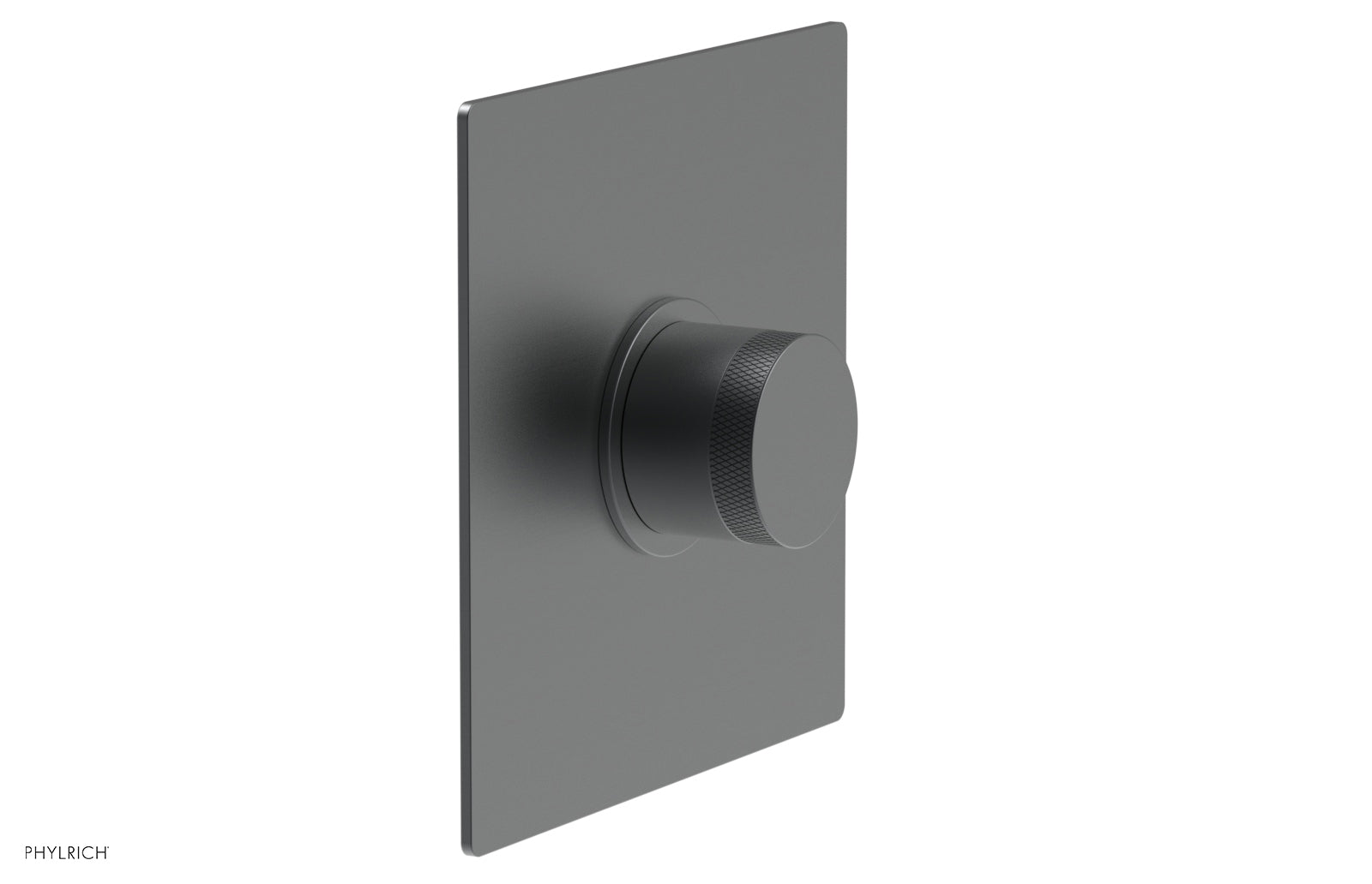 BASIC II 1/2" Mini Thermostatic Square Shower Trim Knurled Handle 4-176