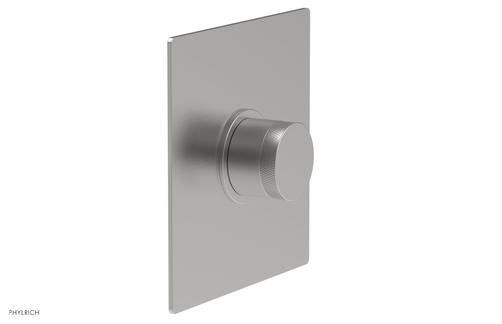 BASIC II 3/4" Thermostatic Square Shower Trim, Knurled Handle 4-184