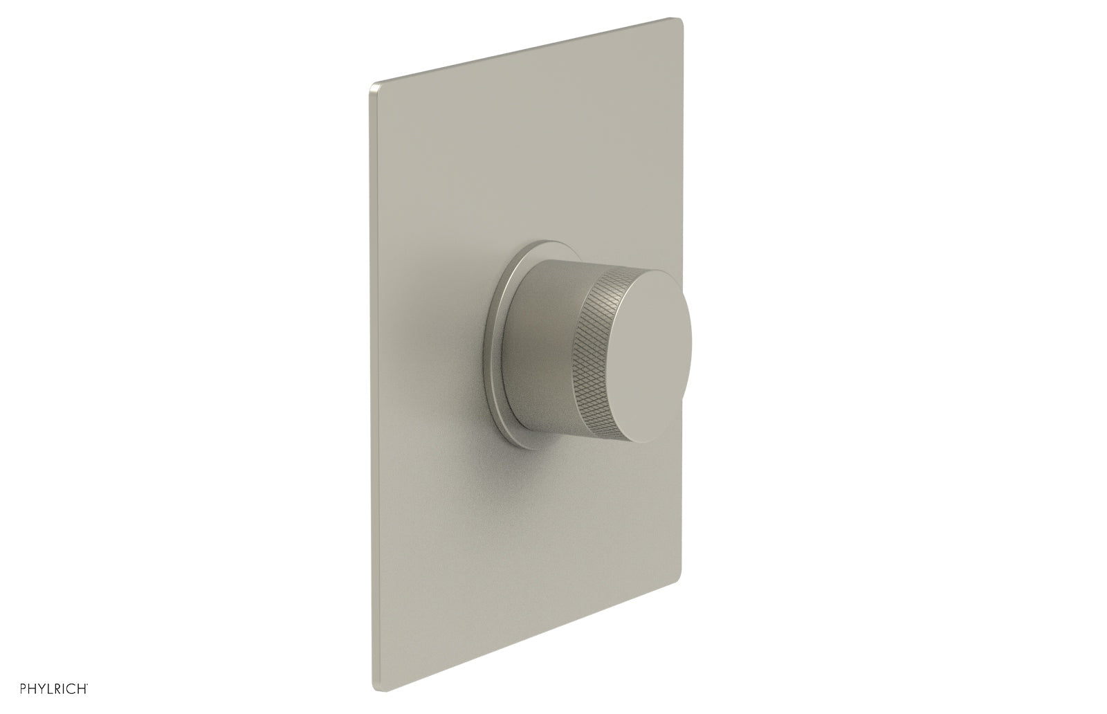 BASIC II Pressure Balance Square Shower Plate & Knurled Handle Trim 4-184