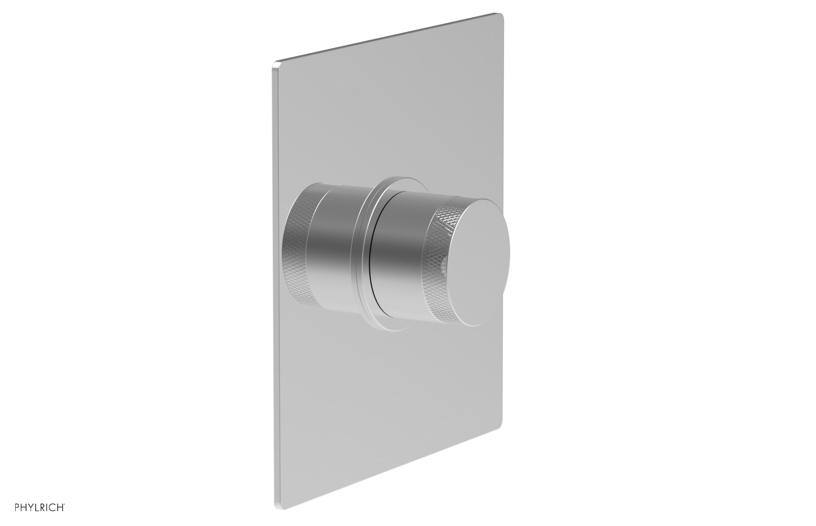 BASIC II 3/4" Thermostatic Square Shower Trim, Knurled Handle 4-184