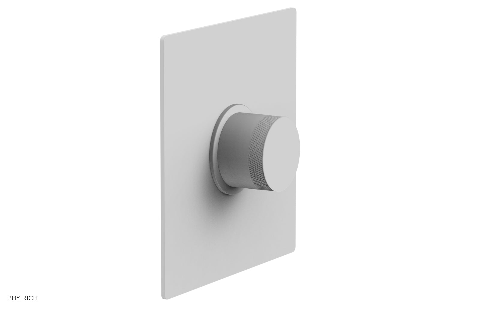 BASIC II 3/4" Thermostatic Square Shower Trim, Knurled Handle 4-184