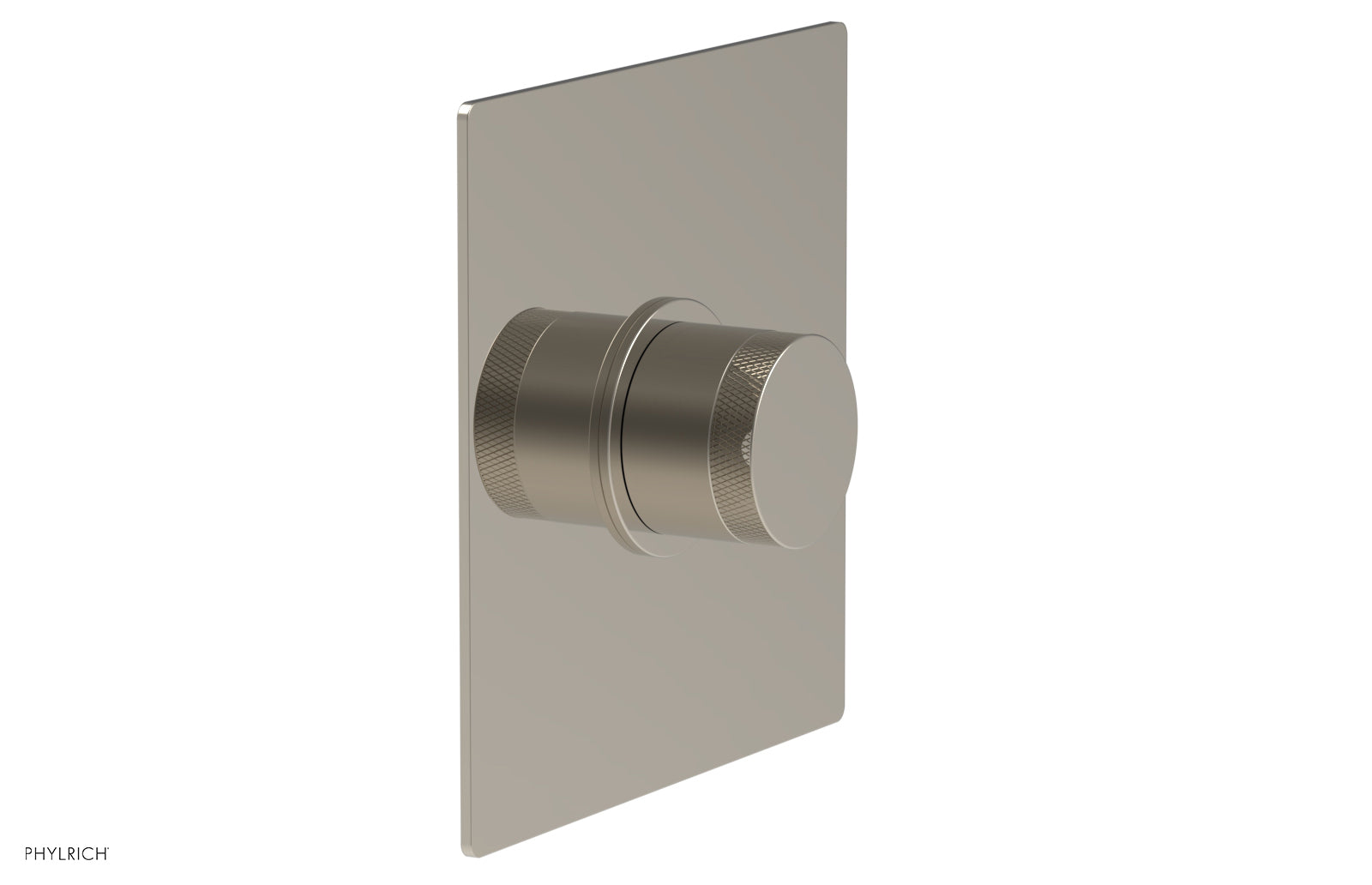 BASIC II 3/4" Thermostatic Square Shower Trim, Knurled Handle 4-184