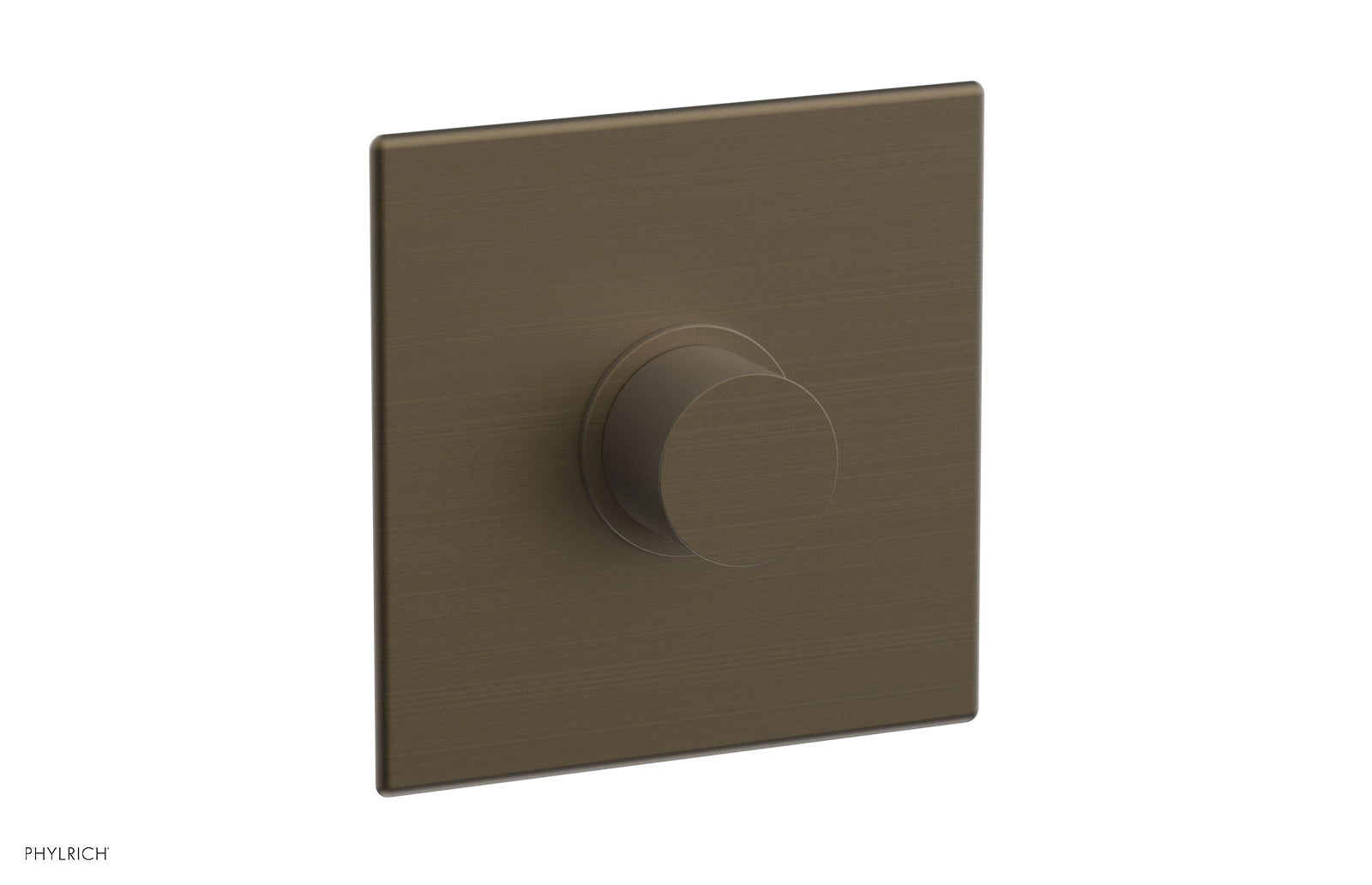 BASIC II Pressure Balance Square Shower Plate & Smooth Handle Trim 4-185