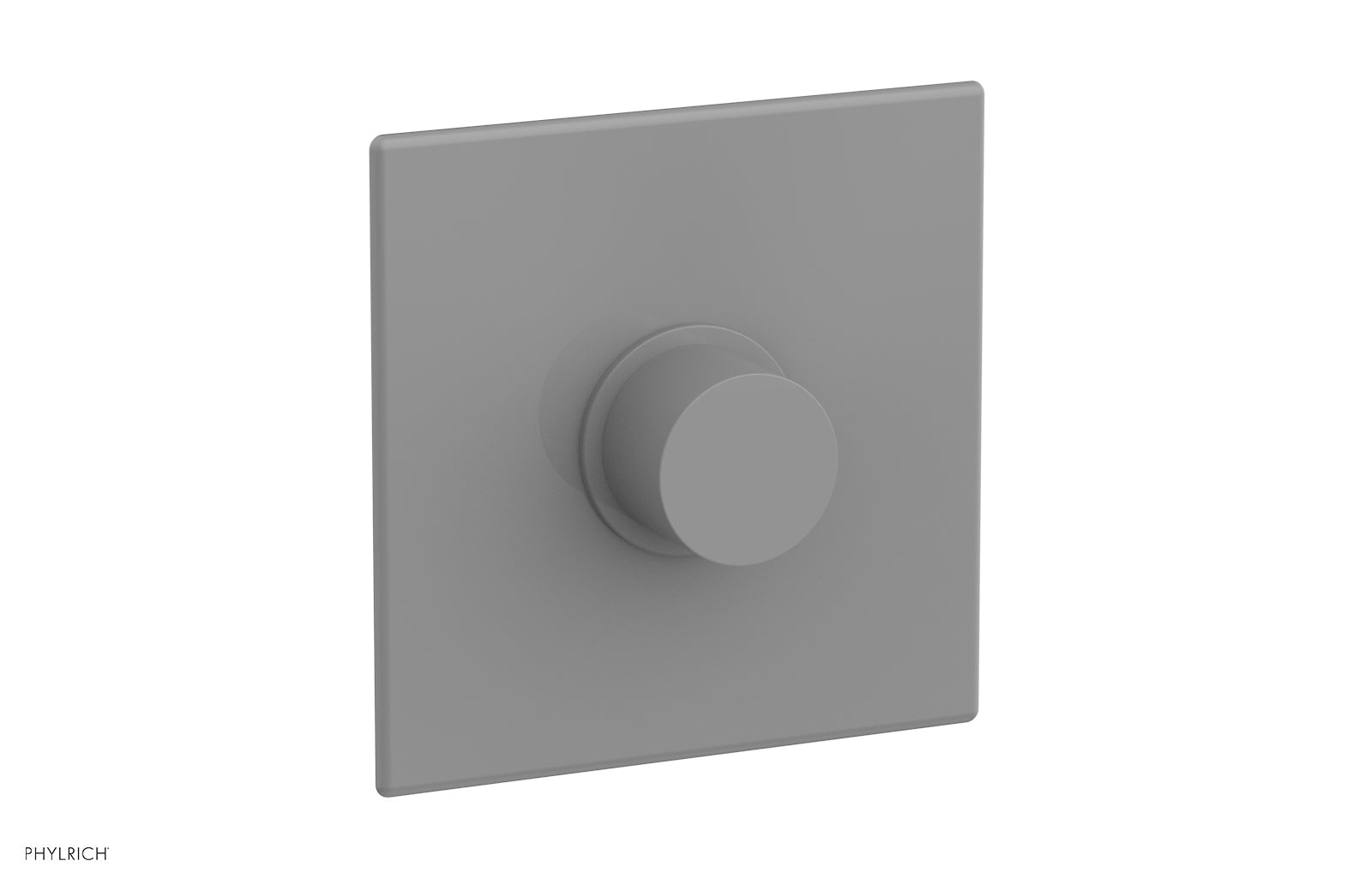 BASIC II 3/4" Thermostatic Square Shower Trim, Smooth Handle 4-185