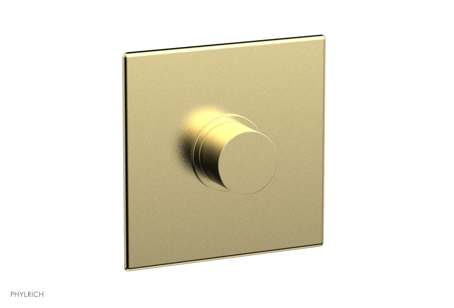 BASIC II Pressure Balance Square Shower Plate & Smooth Handle Trim 4-185