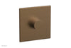 BASIC II Pressure Balance Square Shower Plate & Smooth Handle Trim 4-185