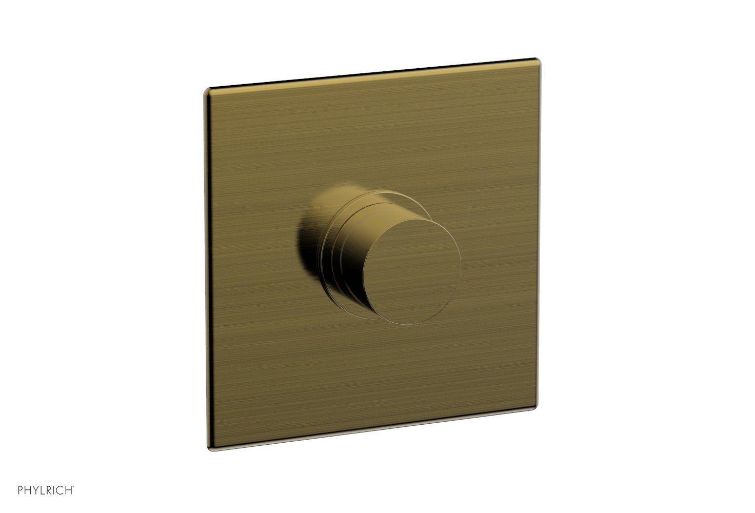 BASIC II 3/4" Thermostatic Square Shower Trim, Smooth Handle 4-185