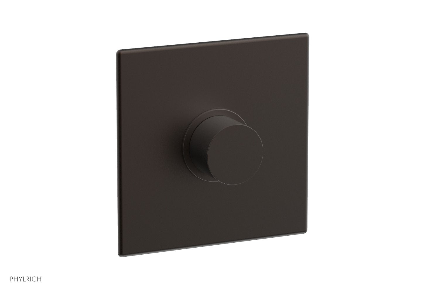 BASIC II Pressure Balance Square Shower Plate & Smooth Handle Trim 4-185