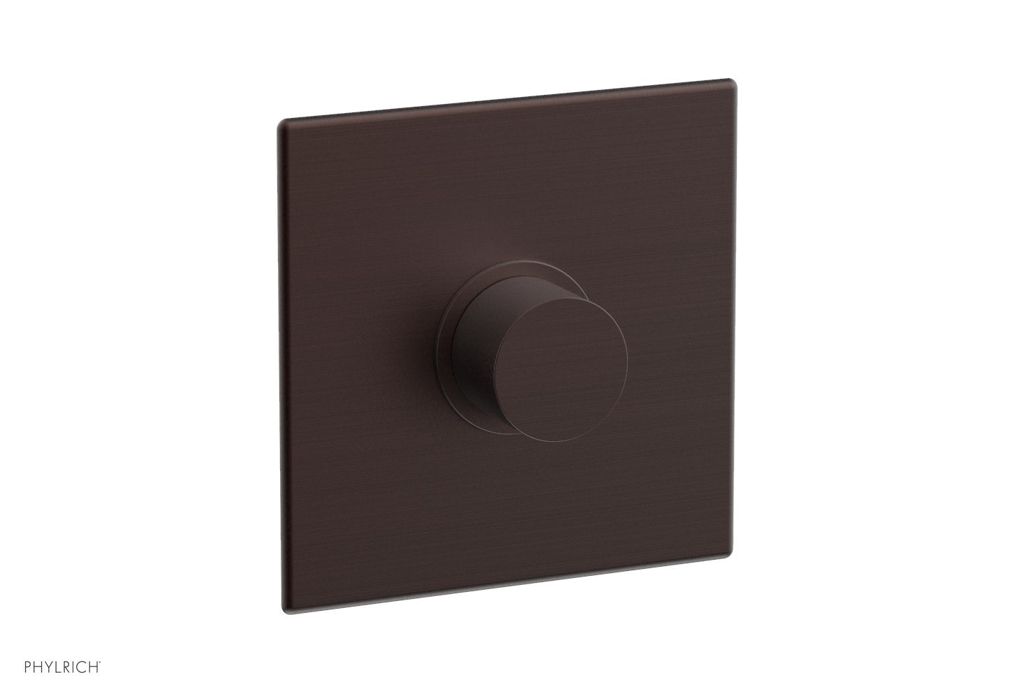 BASIC II Pressure Balance Square Shower Plate & Smooth Handle Trim 4-185