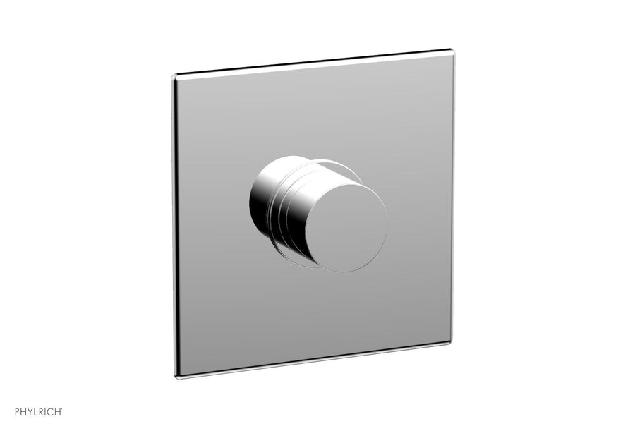 BASIC II Pressure Balance Square Shower Plate & Smooth Handle Trim 4-185