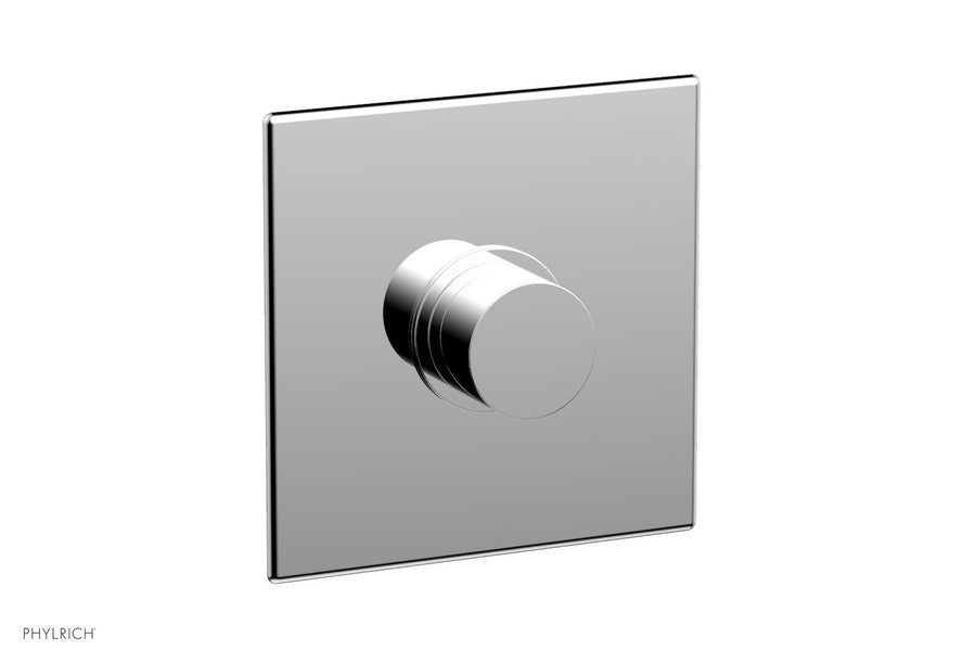 BASIC II 3/4" Thermostatic Square Shower Trim, Smooth Handle 4-185