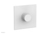 BASIC II Pressure Balance Square Shower Plate & Smooth Handle Trim 4-185