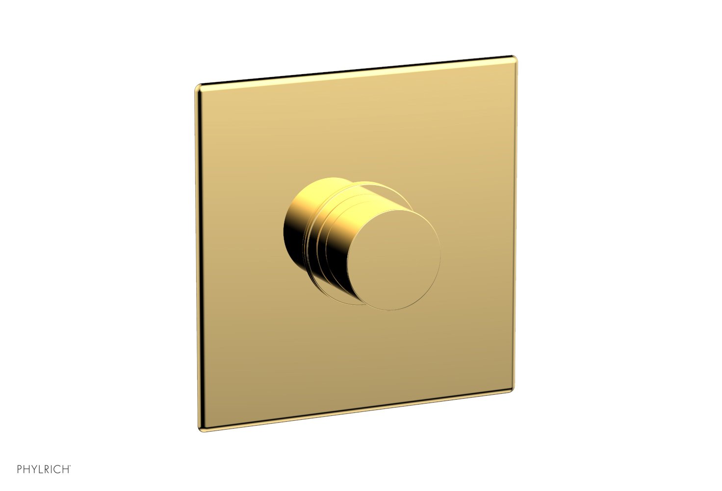 BASIC II 3/4" Thermostatic Square Shower Trim, Smooth Handle 4-185