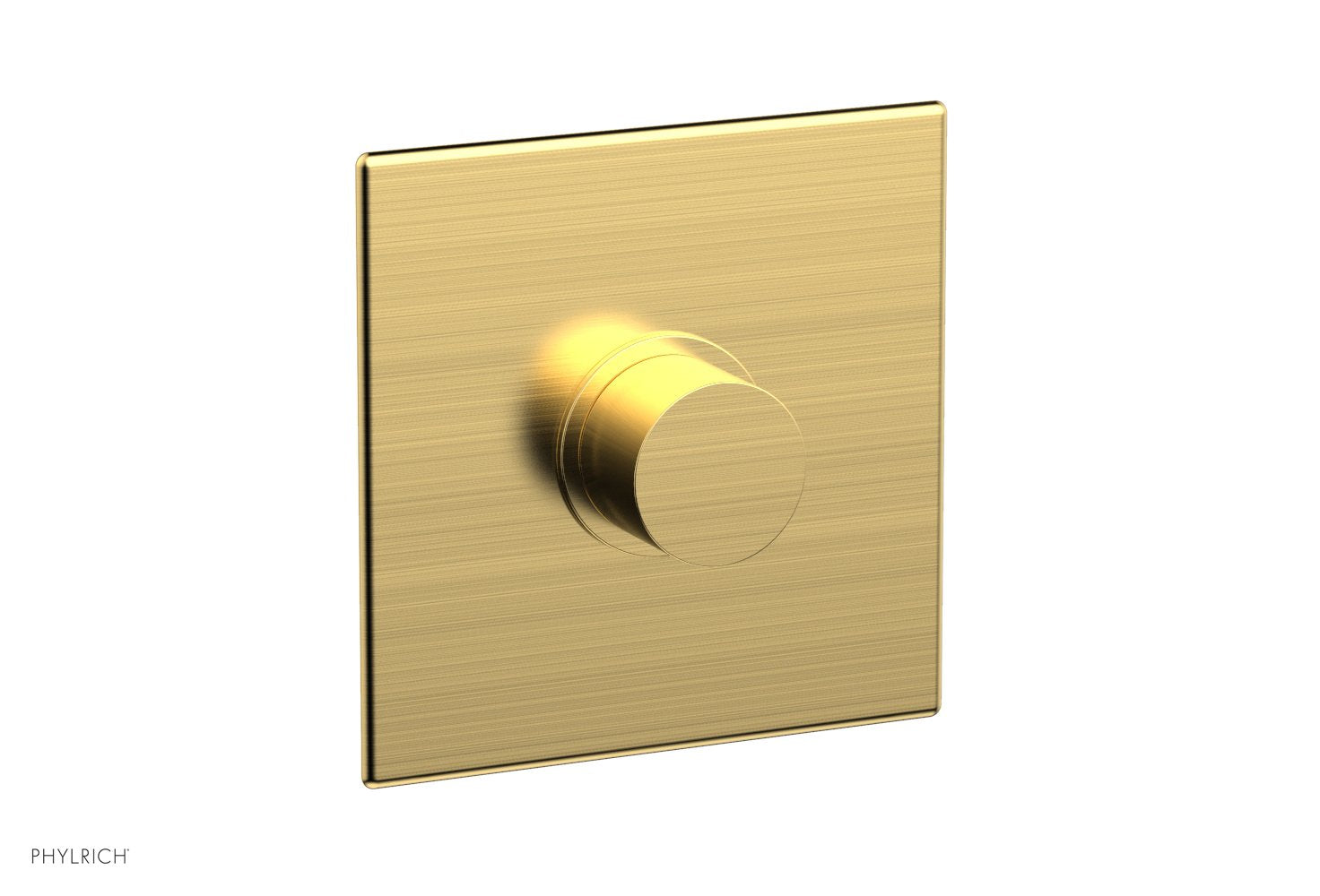 BASIC II 3/4" Thermostatic Square Shower Trim, Smooth Handle 4-185