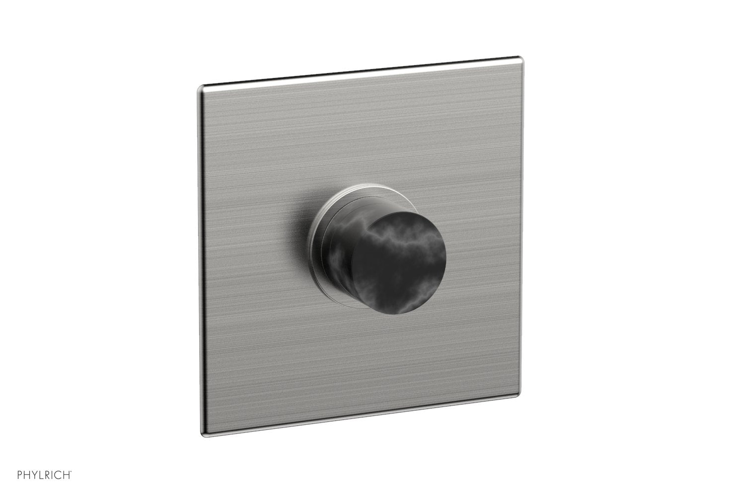 BASIC II 3/4" Thermostatic Shower Trim - Black Marble 4-186