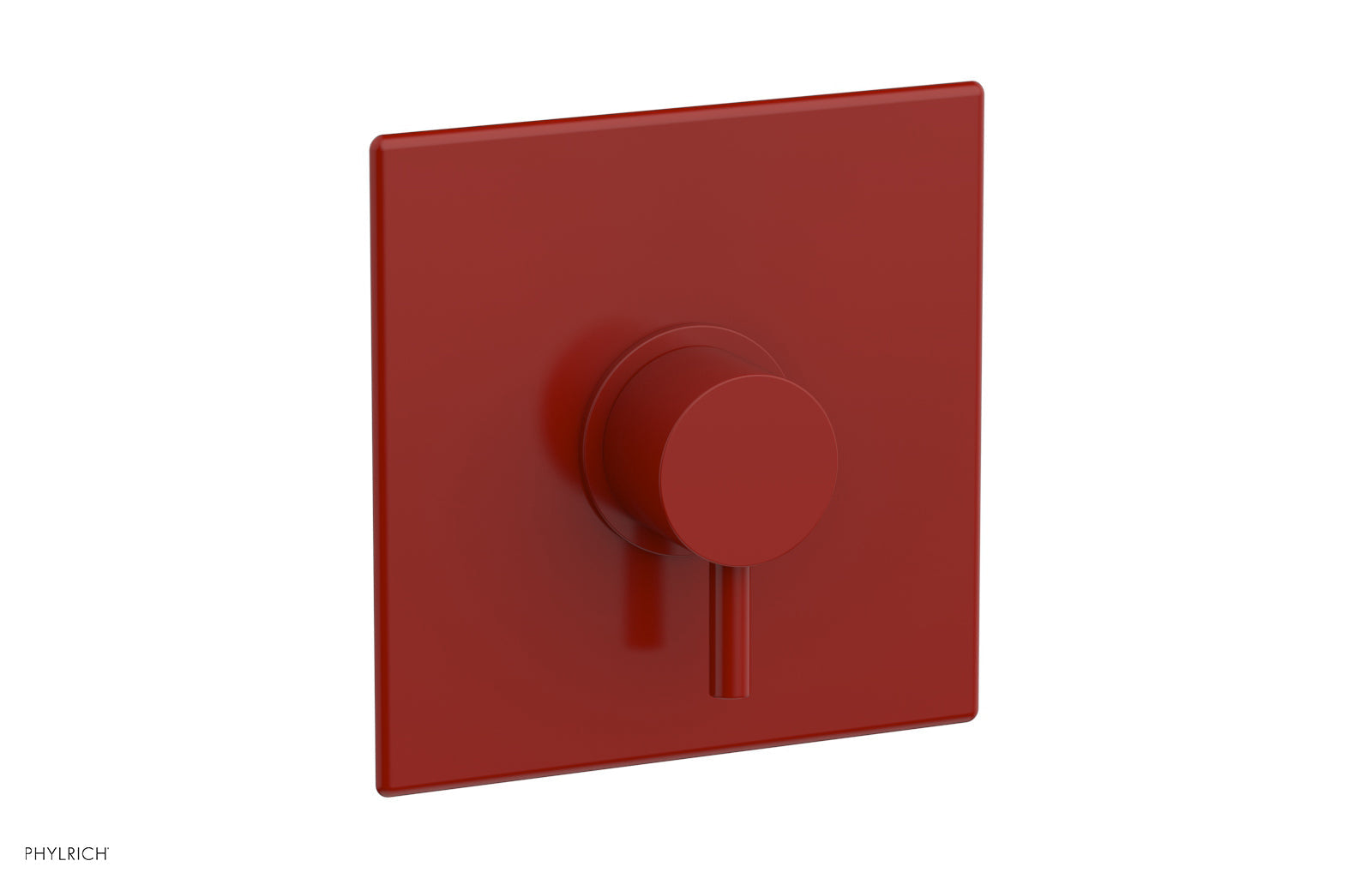 BASIC II Pressure Balance Square Shower Plate & Lever Handle Trim 4-187