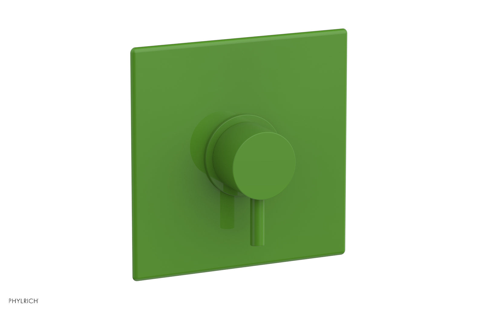 BASIC II Pressure Balance Square Shower Plate & Lever Handle Trim 4-187