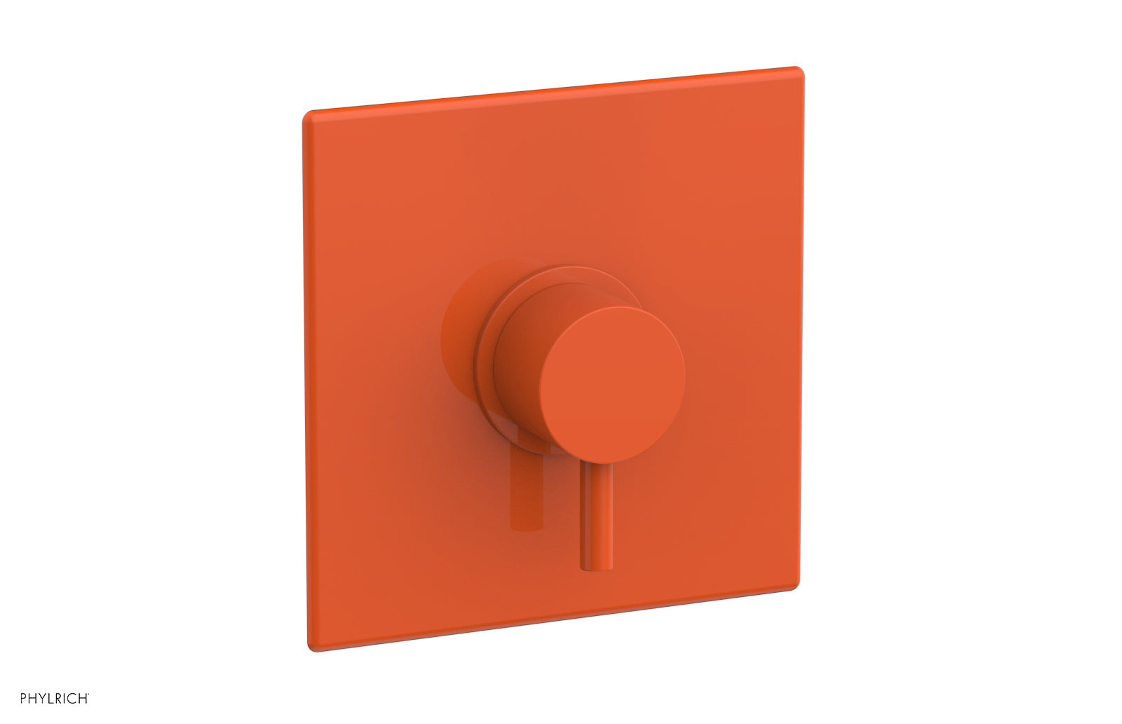 BASIC II Pressure Balance Square Shower Plate & Lever Handle Trim 4-187