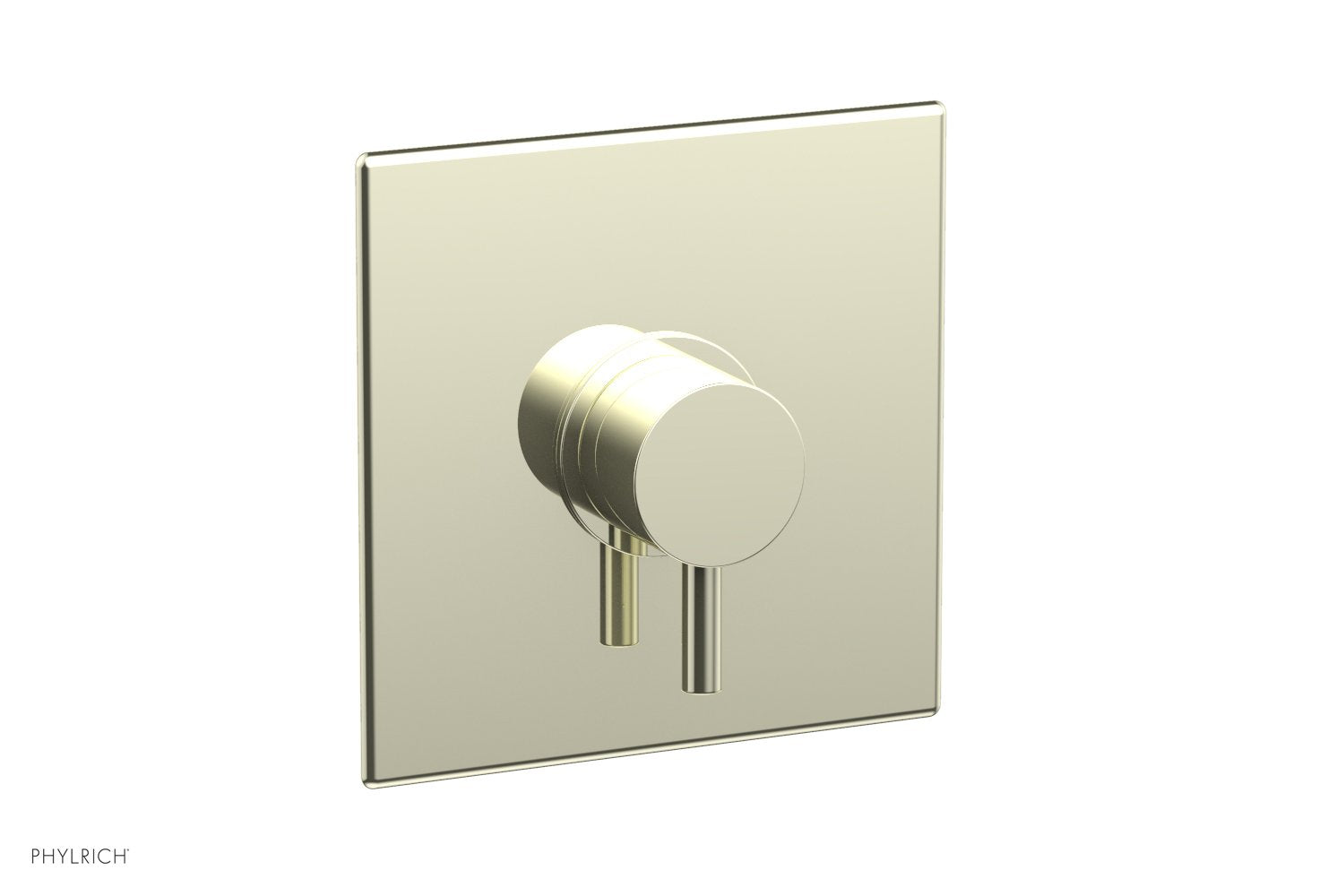 BASIC II Pressure Balance Square Shower Plate & Lever Handle Trim 4-187