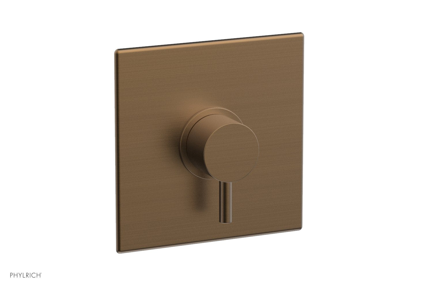 BASIC II Pressure Balance Square Shower Plate & Lever Handle Trim 4-187