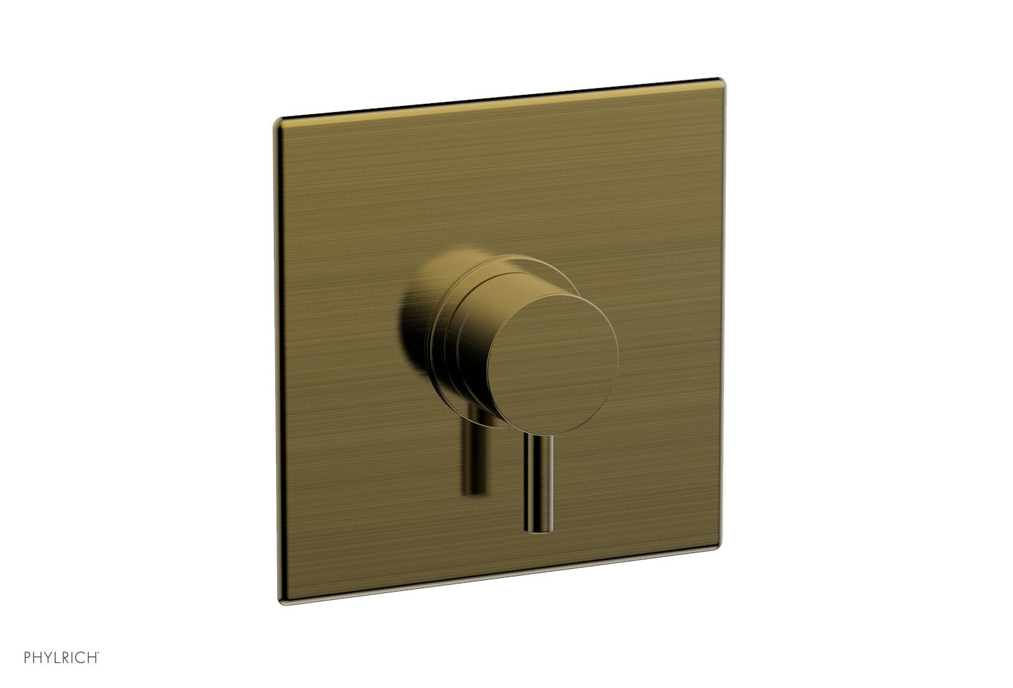 BASIC II 3/4" Thermostatic Square Shower Trim, Lever Handle 4-187