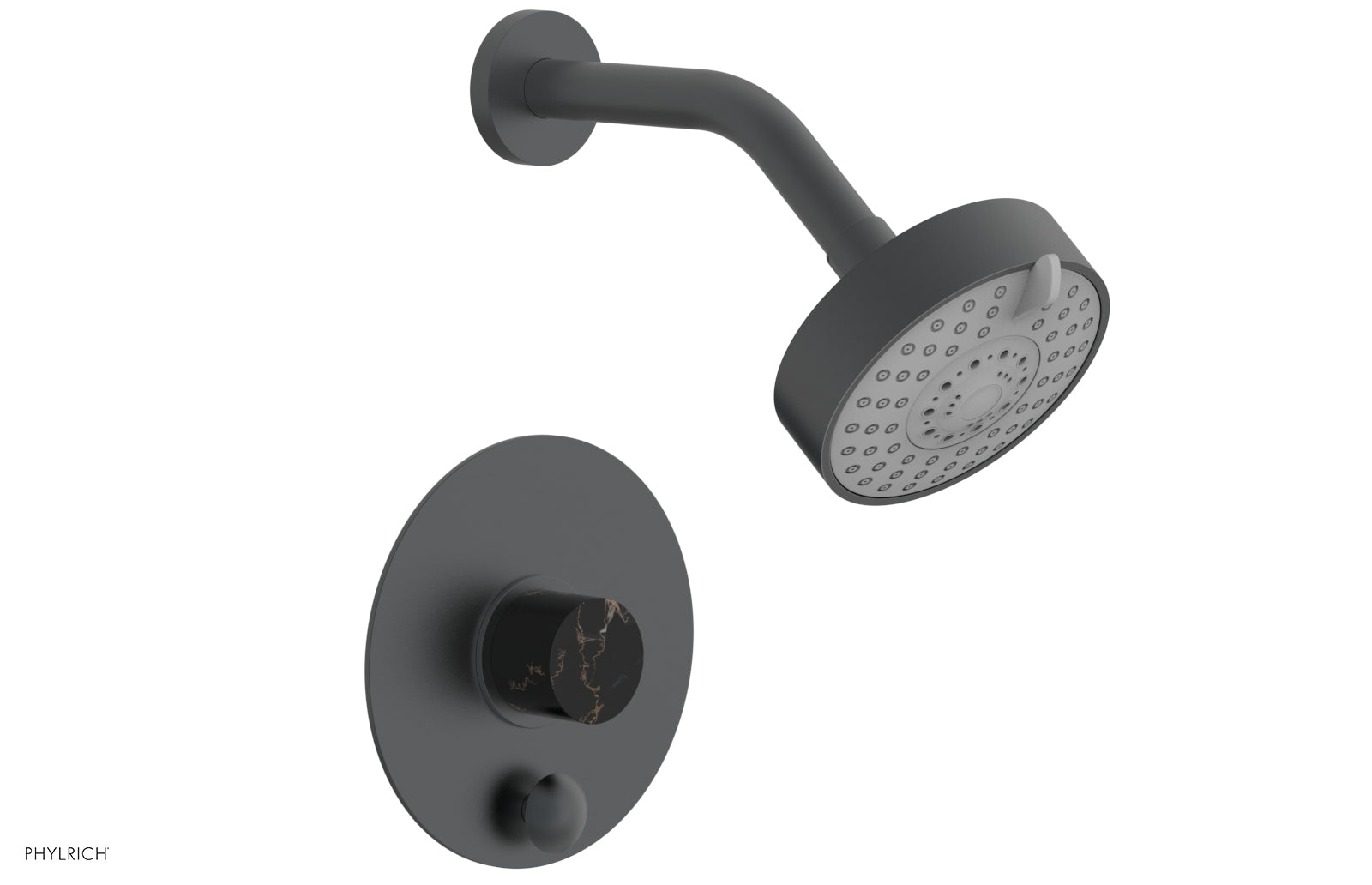 BASIC II Pressure Balance Shower and Diverter Set (Less Spout) 4-190