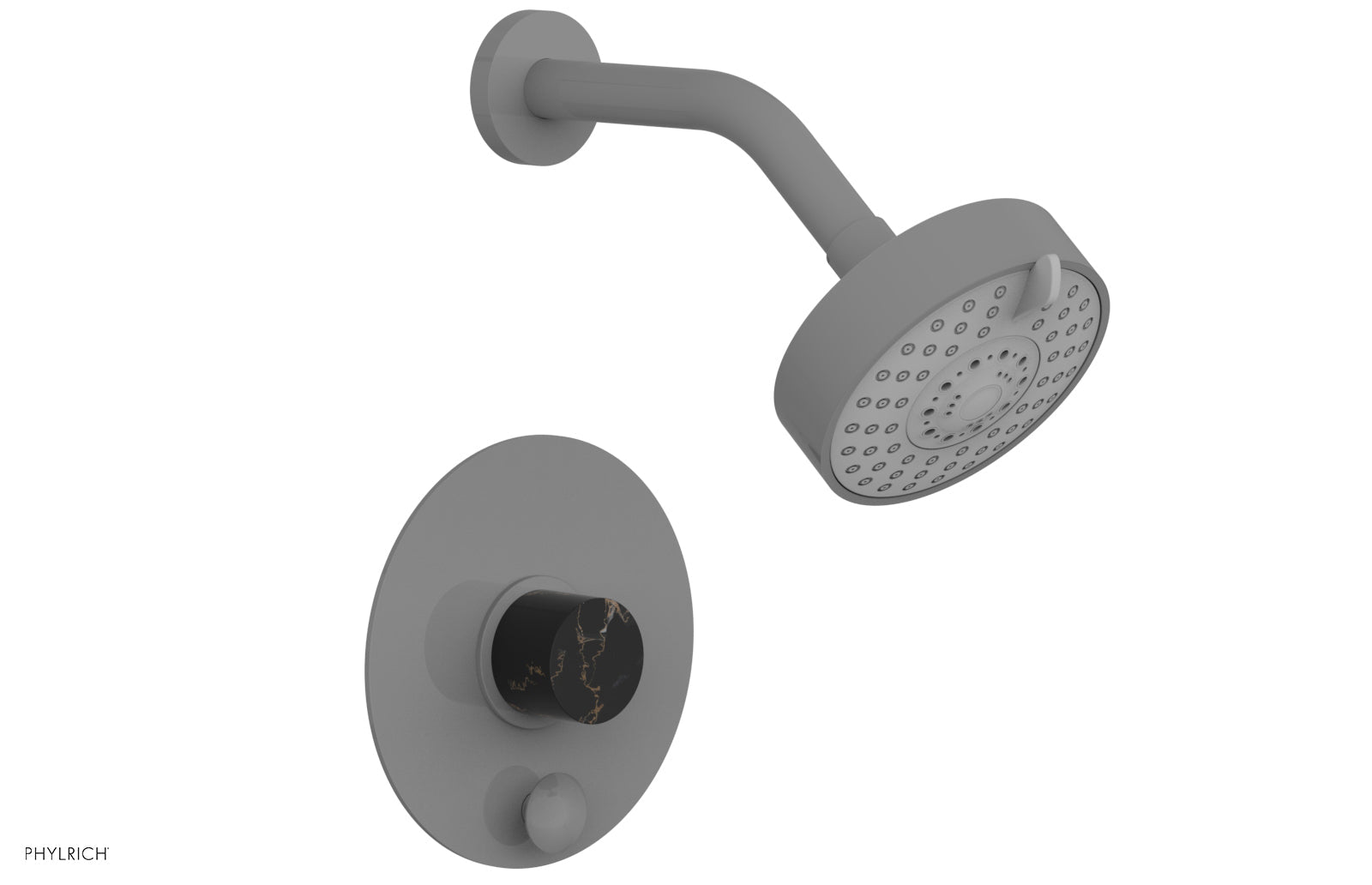 BASIC II Pressure Balance Shower and Diverter Set (Less Spout) 4-190